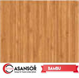 Asansör Kaplama Modelleri | Bambu