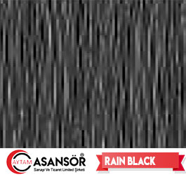 Asansör Kaplama Modelleri | Rain Black